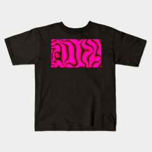 Pinkish Curves Kids T-Shirt